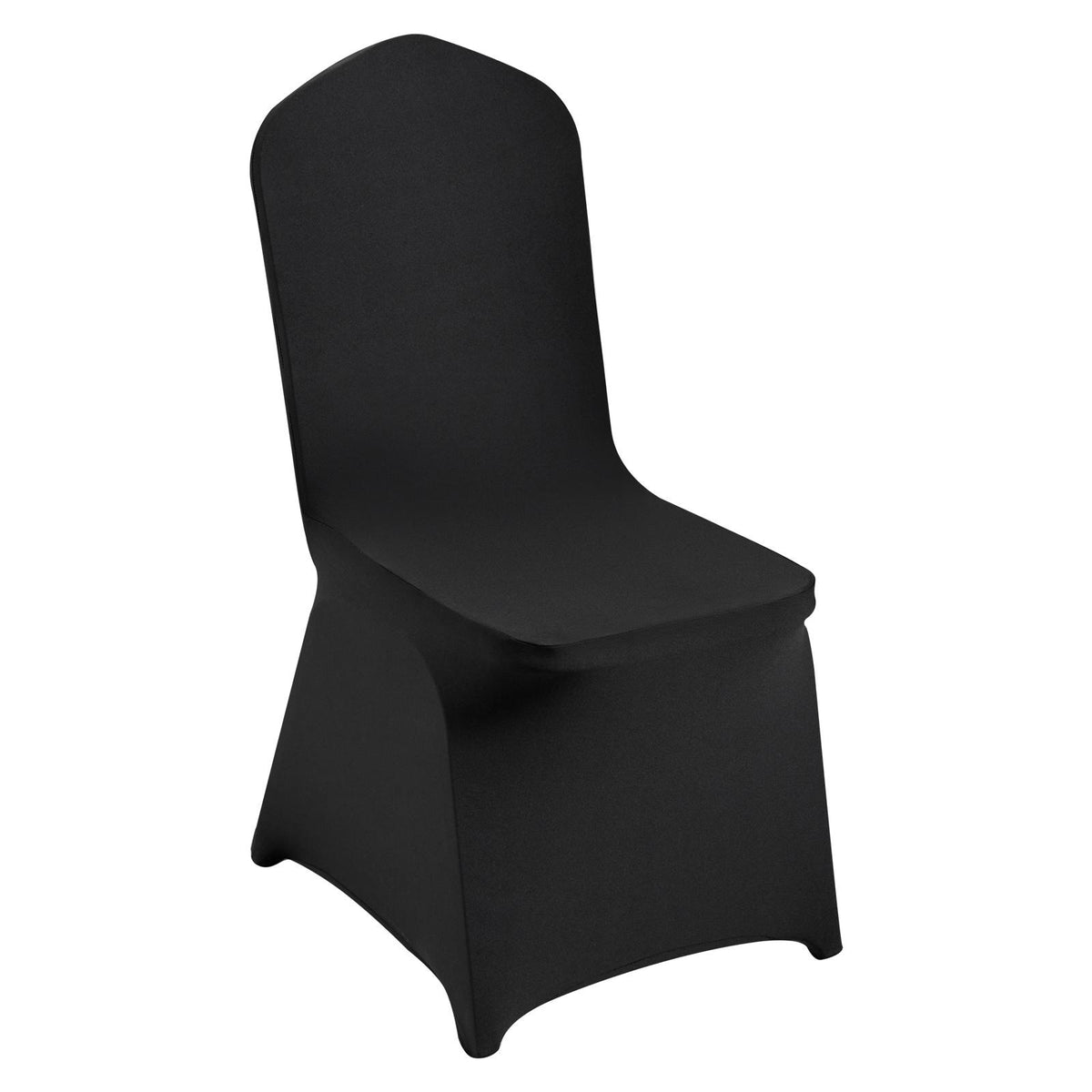 30 PCS Black Stretch Spandex Folding Chair Covers, Universal Fitted Washable Slipcovers for Wedding, Party, Banquet, Holiday, Celebration, Dining