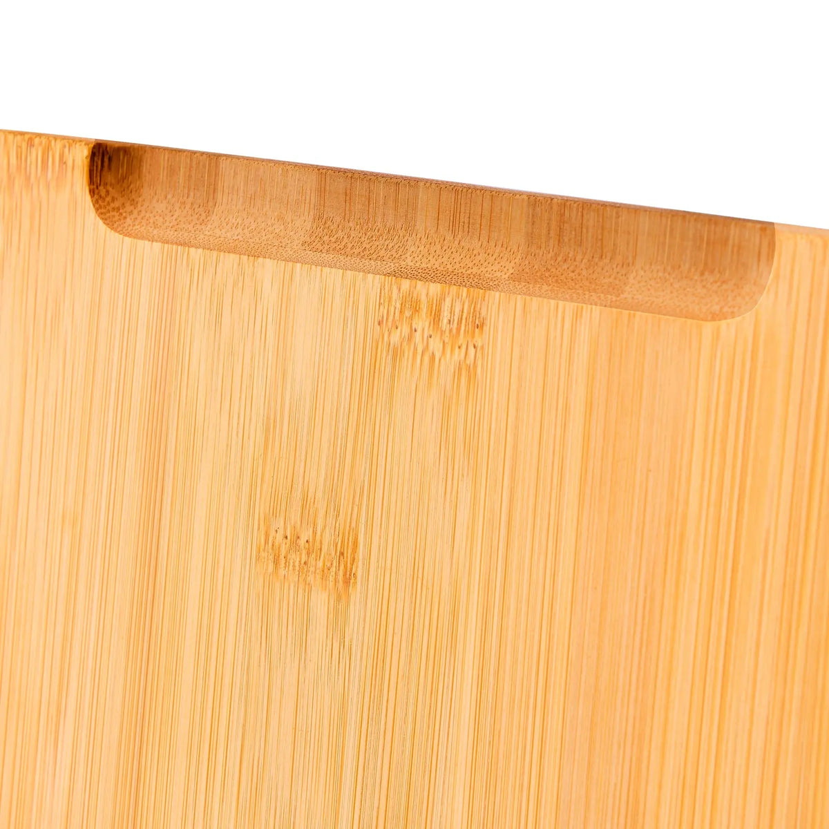 Bamboo Cutting Board Set of 3 with Built-in Handles and Juice Groove, Natural Finish, Knife-Friendly, Kitchen Prep, 16.54 x 11.02 x 2.76 in