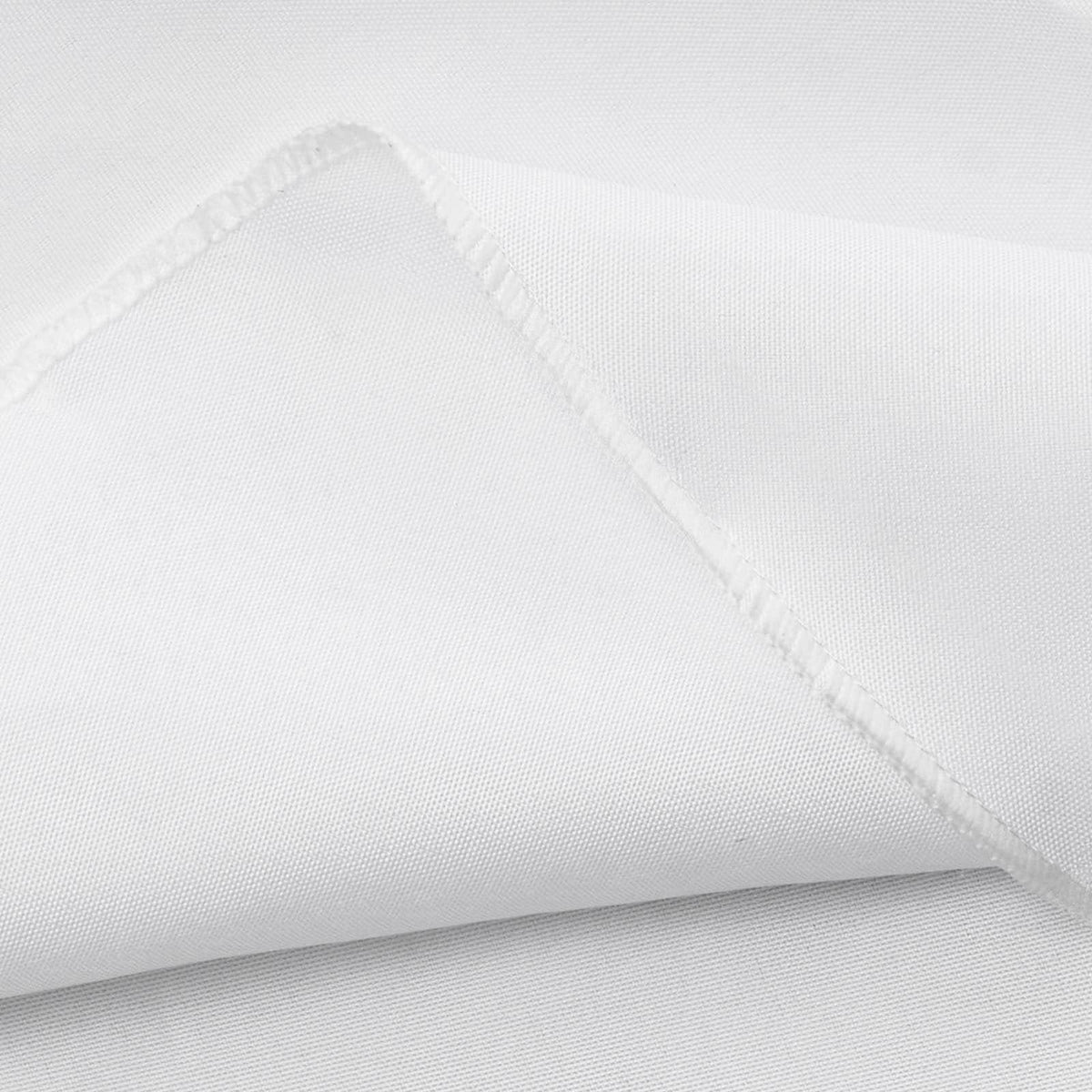 White Round Tablecloths 6 Pack, 120", Stain & Wrinkle Resistant, Machine Washable Polyester Table Covers for Wedding, Party, Banquet & Formal Events