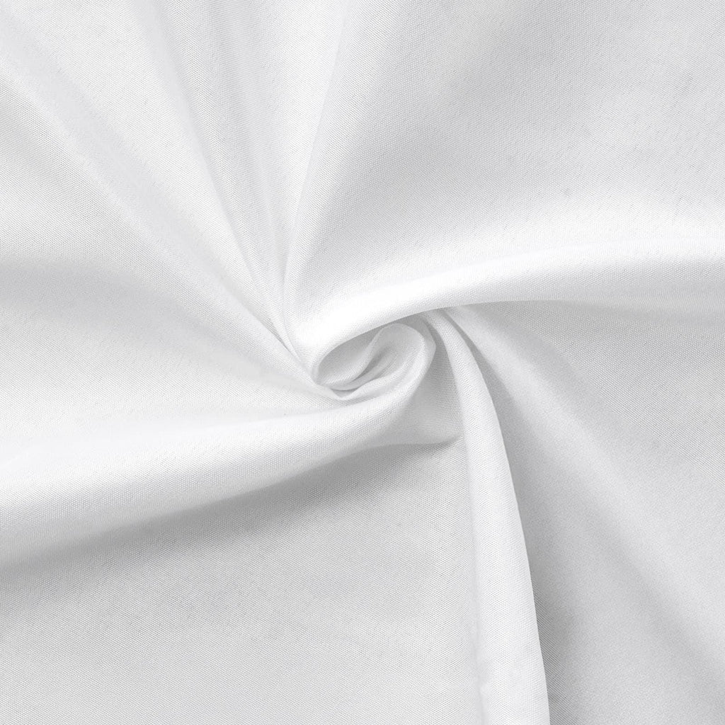 White Round Tablecloths 6 Pack, 120", Stain & Wrinkle Resistant, Machine Washable Polyester Table Covers for Wedding, Party, Banquet & Formal Events