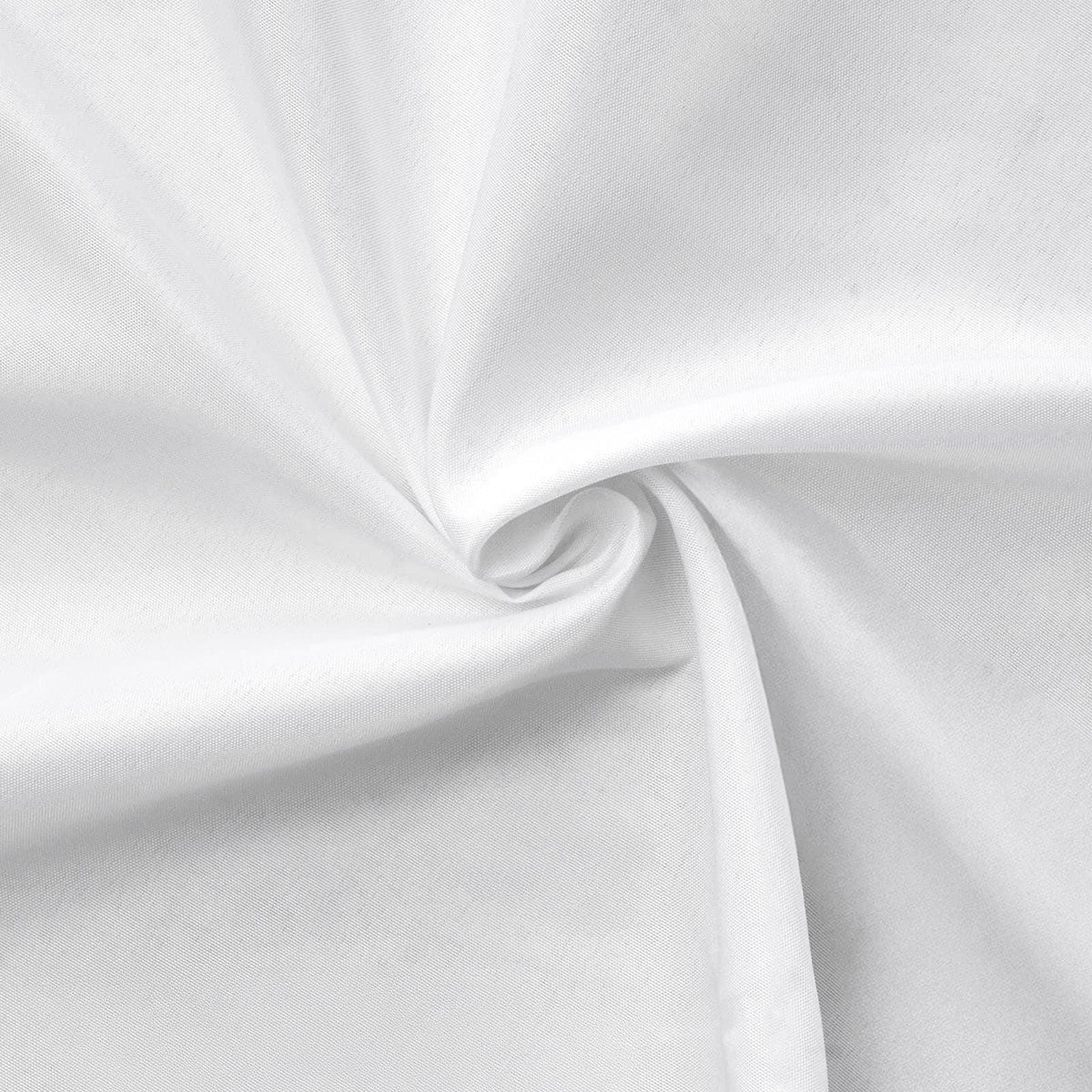 White Round Tablecloths 6 Pack, 120", Stain & Wrinkle Resistant, Machine Washable Polyester Table Covers for Wedding, Party, Banquet & Formal Events