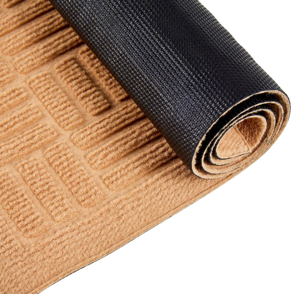 Beige Front Door Mat, 29.53x17.72", Non-Slip Rubber Backing, Dirt-Resistant & Absorbent, Easy-Clean Low-Profile Doormat for Entryway, Patio, Porch