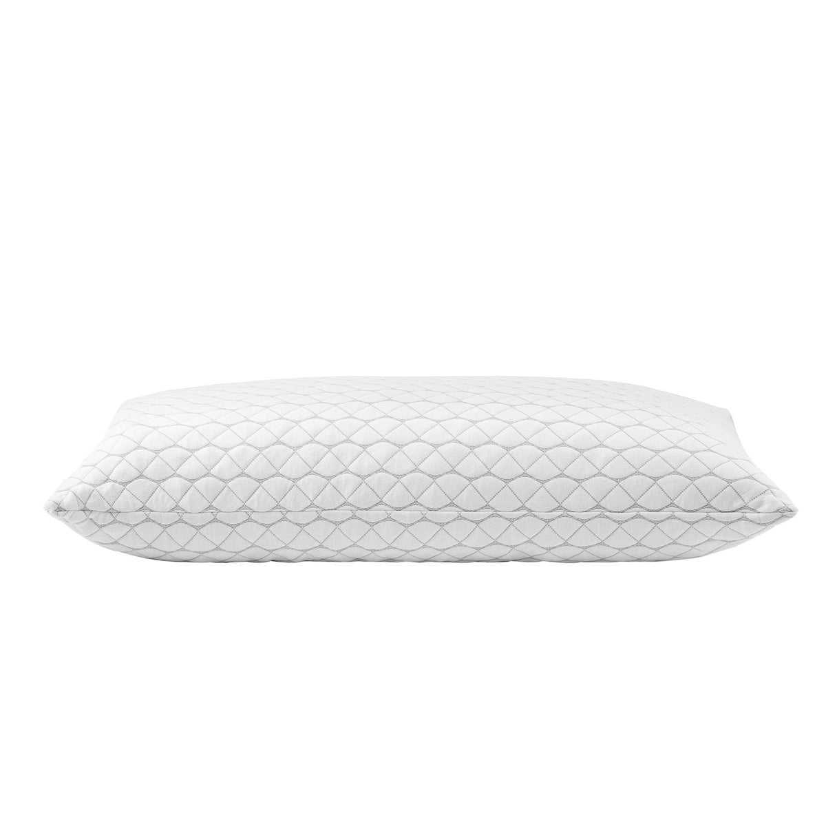 King Size Bed Pillow, Hotel Luxury Memory Foam Pillow, Supportive & Adjustable, Includes Natural Fiber Pillowcase for Back, Stomach, Side Sleepers