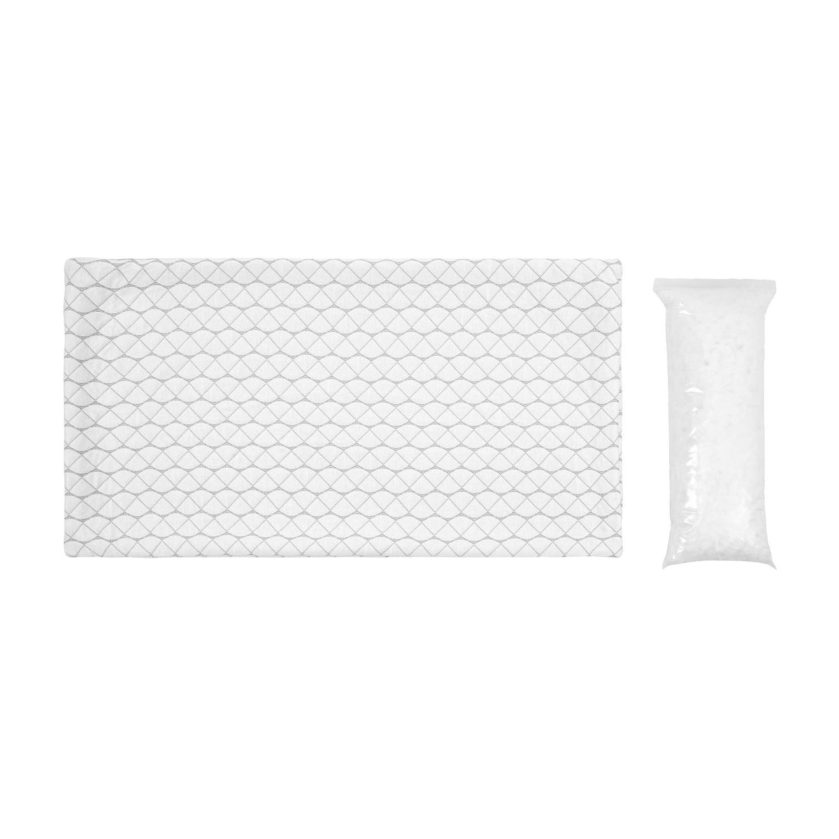 King Size Bed Pillow, Hotel Luxury Memory Foam Pillow, Supportive & Adjustable, Includes Natural Fiber Pillowcase for Back, Stomach, Side Sleepers