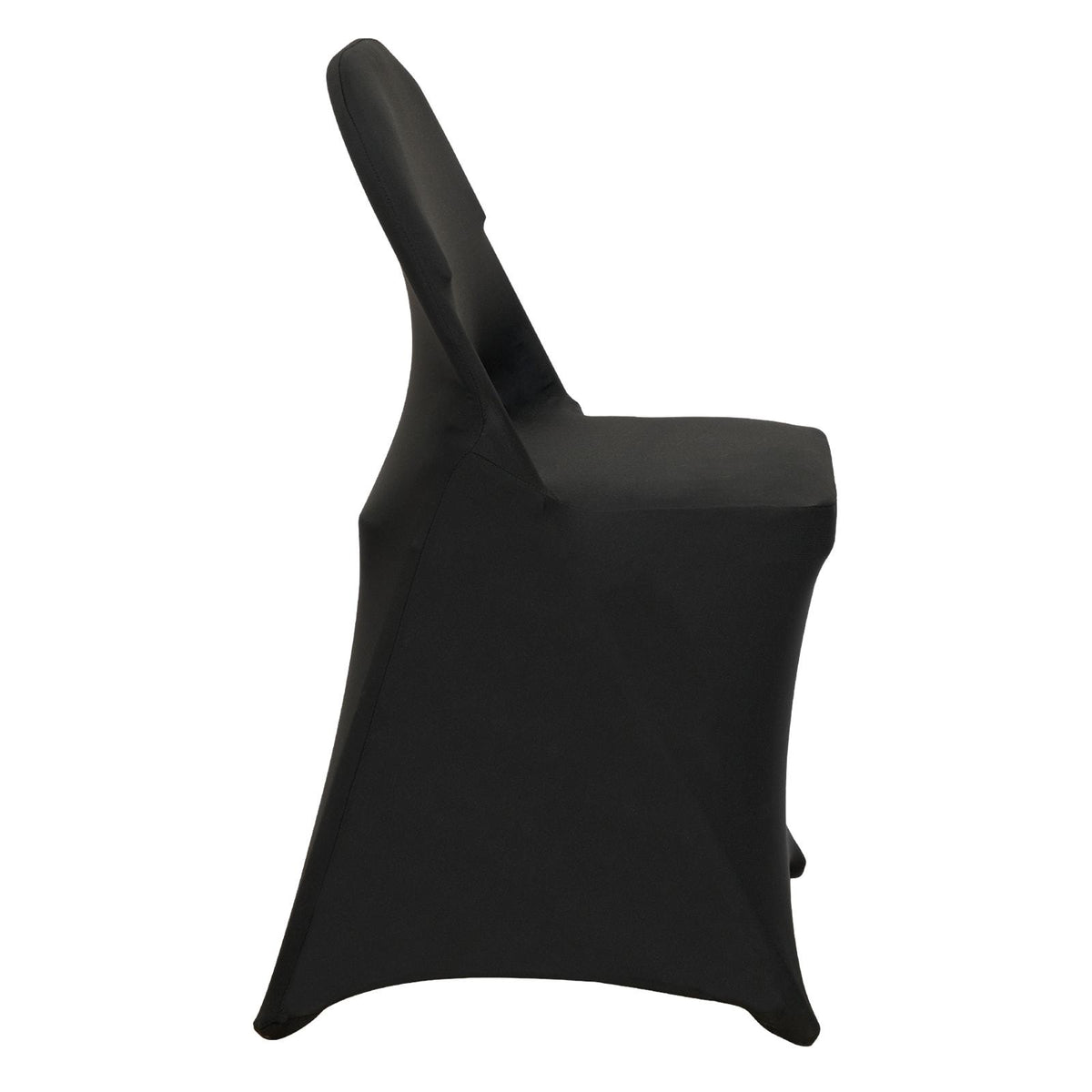 30 PCS Black Stretch Spandex Folding Chair Covers, Universal Fitted Washable Slipcovers for Wedding, Party, Banquet, Holiday, Celebration, Dining