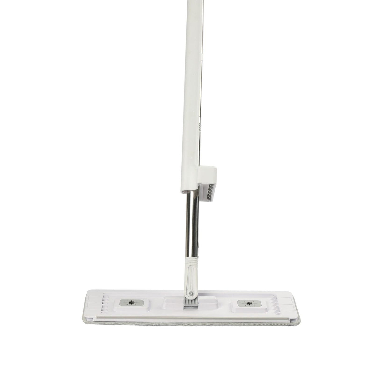 Self-Wringing Flat Mop, Microfiber Cleaner with 4 Reusable Washable Pads, Wet Dry Cleaning, Stainless Steel Handle for Hardwood Laminate Tile Vinyl