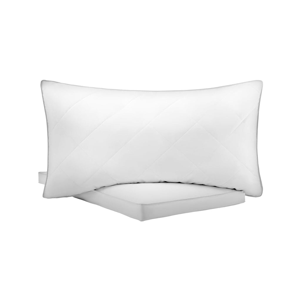Bed Pillows for Sleeping, Set of 2, King Size, Luxury Hotel Quality Down Alternative, Supportive & Fluffy for Back, Stomach & Side Sleepers, White