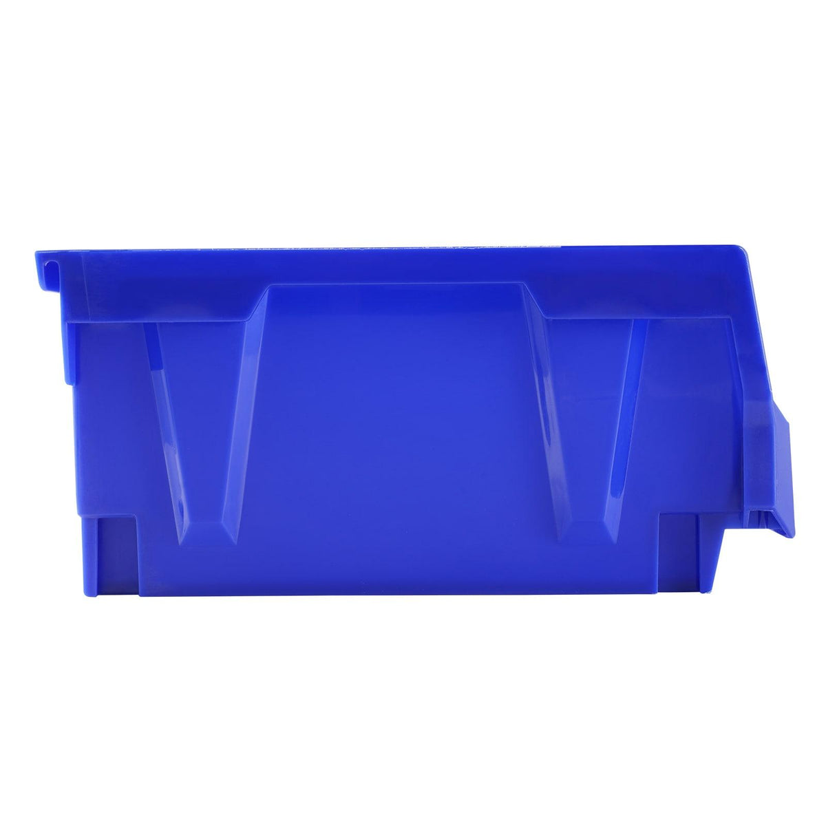 Plastic Storage Bins, 11x11x5, Hanging Stackable Organizer, Blue/Red, 6-Pack, Heavy Duty Containers for Closet, Kitchen, Office, Pantry