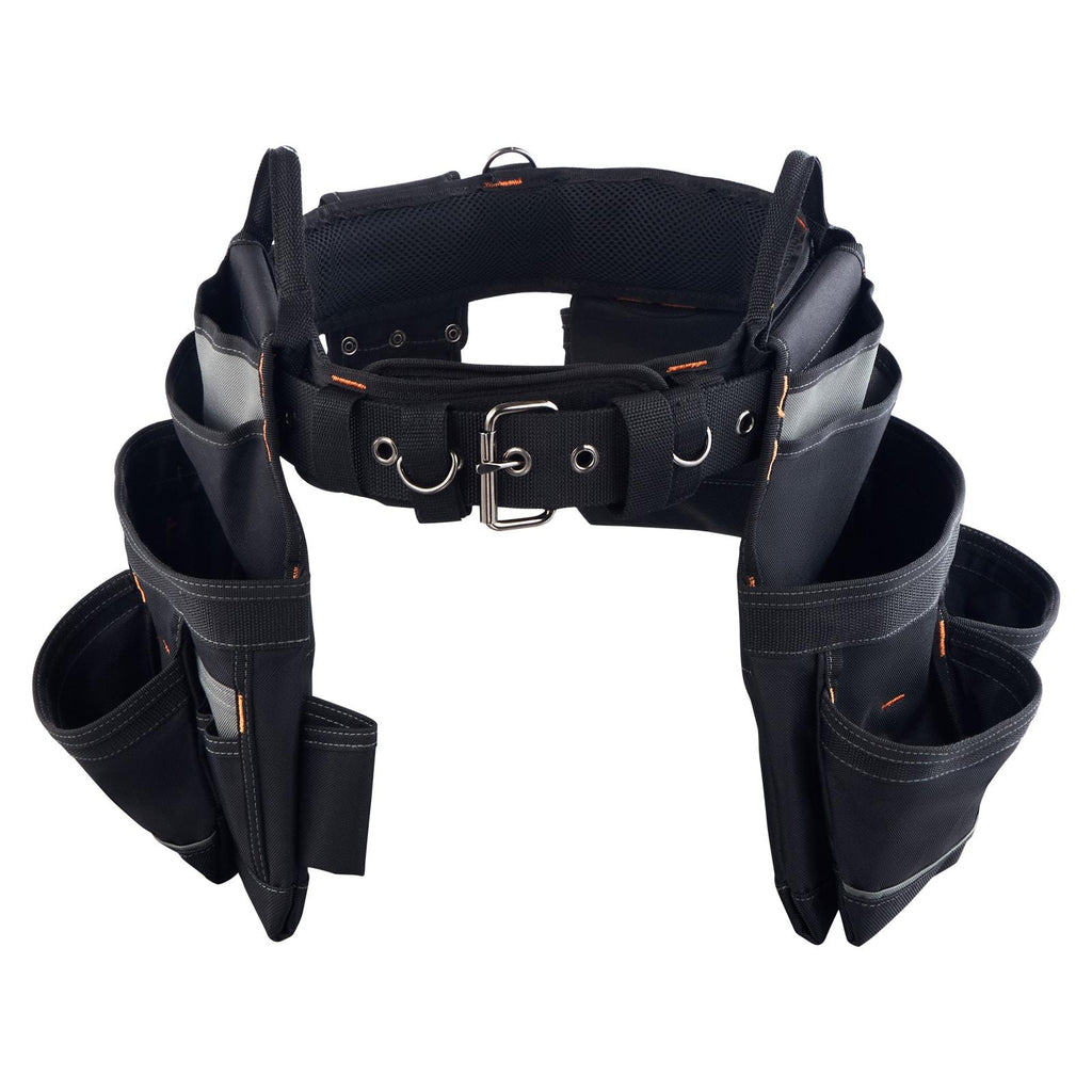 Professional Tool Belt, 18 Pockets Heavy Duty Adjustable Detachable Utility Pouch for Men, Electrician, Carpenter, Construction, 31-51" Waist