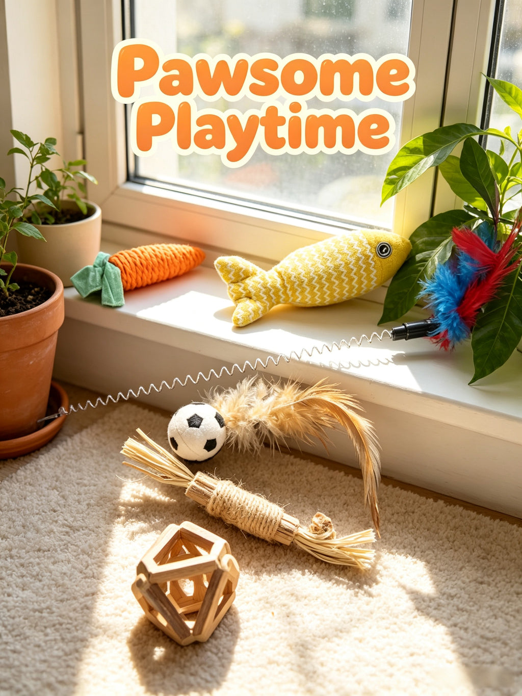 Cat Catnip Fish Toy, Durable Linen Plush Chew Toy with Natural Catnip for Indoor Cats Kitten Bite Hug Play