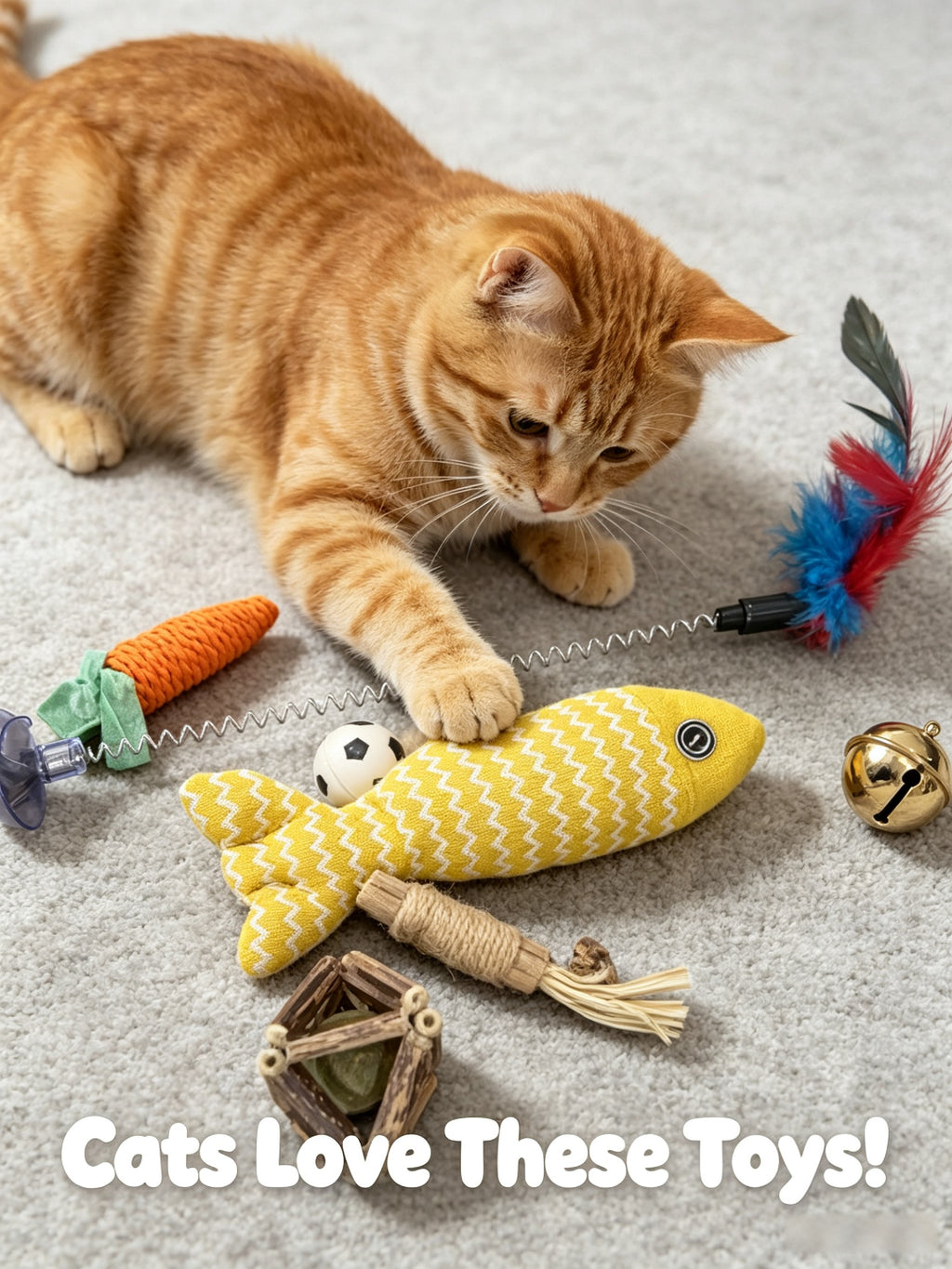 Cat Catnip Fish Toy, Durable Linen Plush Chew Toy with Natural Catnip for Indoor Cats Kitten Bite Hug Play