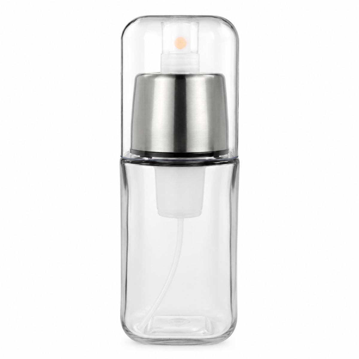 Glass Oil Sprayer Bottle with Stainless Steel Nozzle, Fine Mist Cooking Oil Dispenser for Air Fryer, Grilling, Baking & Salad