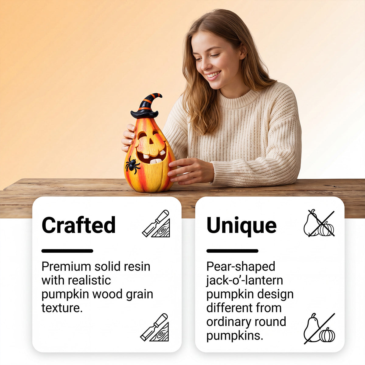 Halloween Pumpkin Decorations, Festive Party Atmosphere Decorations, Creative Home Arrangements, Halloween Ornaments