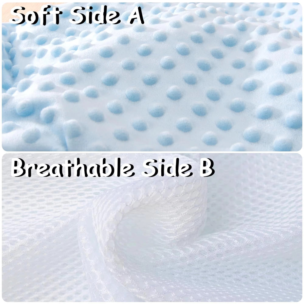 AEELLEEA Electric Soothing Patting Hand Pillow Red Bean Filling Removable Washable Minky Dot Mesh Sleep Aid Toy With Remote Control