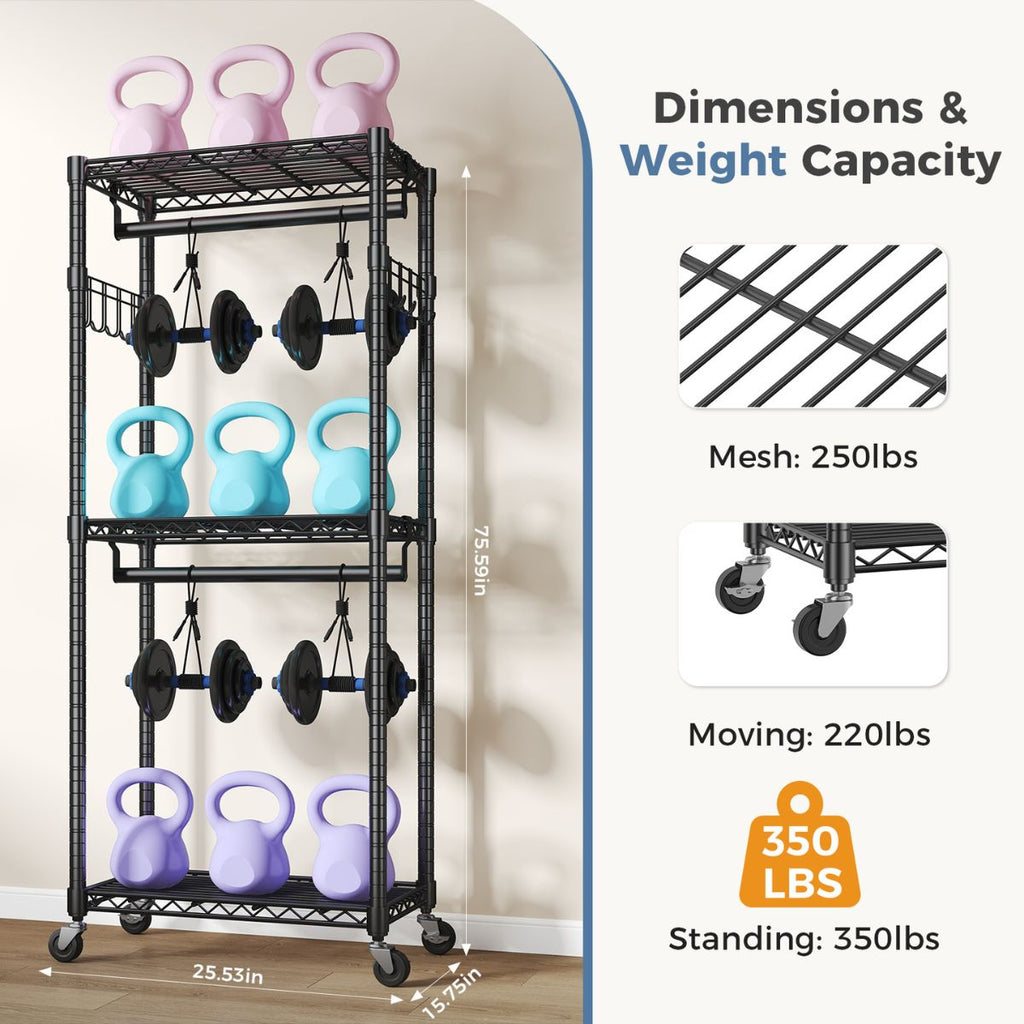 Aeelleea / black/29.5INRolling Garment Rack, Adjustable Metal Shelves Heavy Duty Clothes Rack on Wheels, 29.5x45in