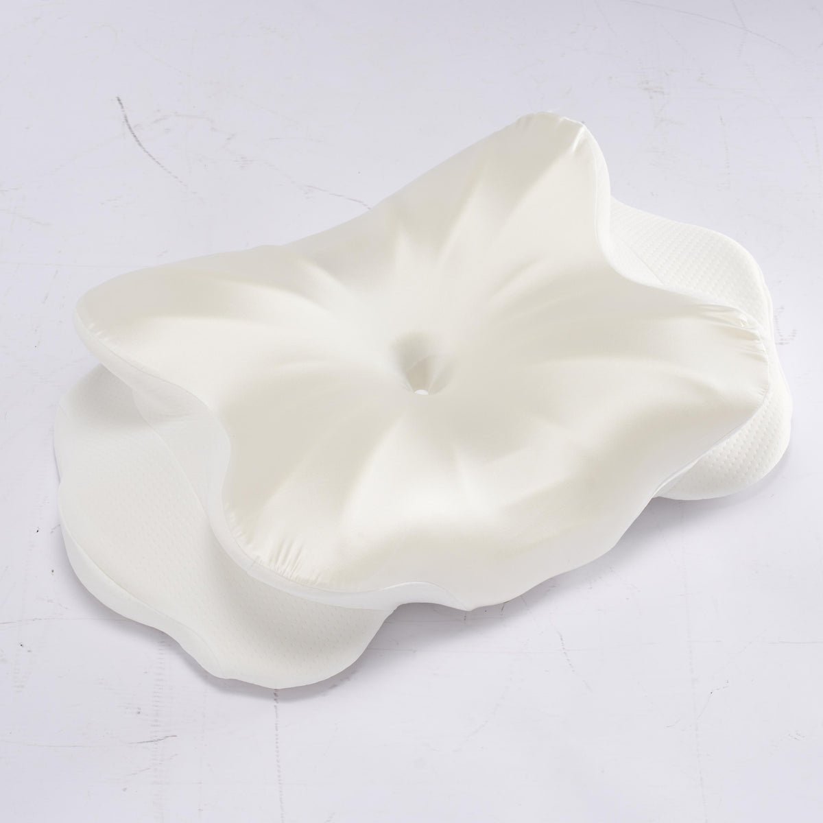 Aeelleea  white Contour Memory Foam Pillow Cervical Support Neck Pain Relief