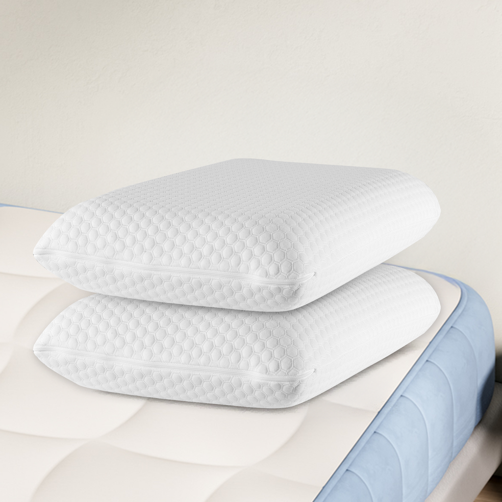 Aeelleea Memory Foam Pillow Detachable Washable Pillowcase Odorless Cervical Support
