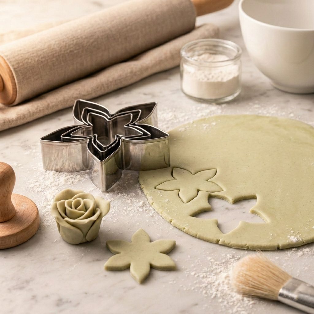 Aeelleea Stainless Steel Fondant Cutters Set, Multi-Style Cookie and Cake Decorating Tools