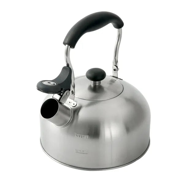 1.8L Whistling Tea Kettle, Food Grade 304 Stainless Steel, Stovetop Water Kettle for Gas & Induction Stove, Cool Touch Handle`