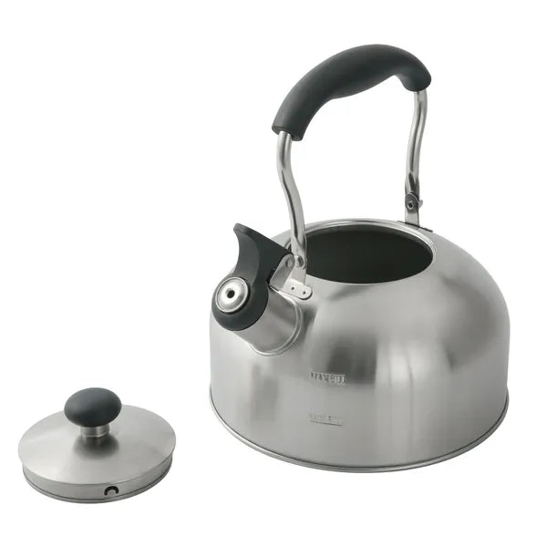 1.8L Whistling Tea Kettle, Food Grade 304 Stainless Steel, Stovetop Water Kettle for Gas & Induction Stove, Cool Touch Handle`