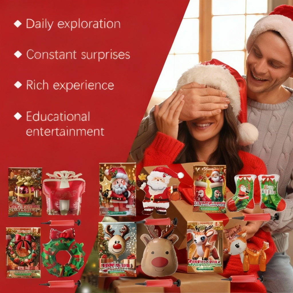 Dowmoo Christmas Balloons Balloon Standing Santa Claus Reindeer Christmas Tree Event Atmosphere Decoration