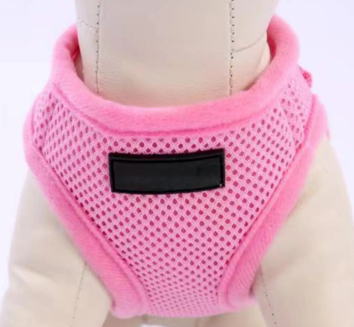 Pink PupTrek Soft Mesh Step-In Pet Harness Vest, No-Choke Adjustable Walking Harness for Small Dogs & Cats, Lightweight Comfort Vest