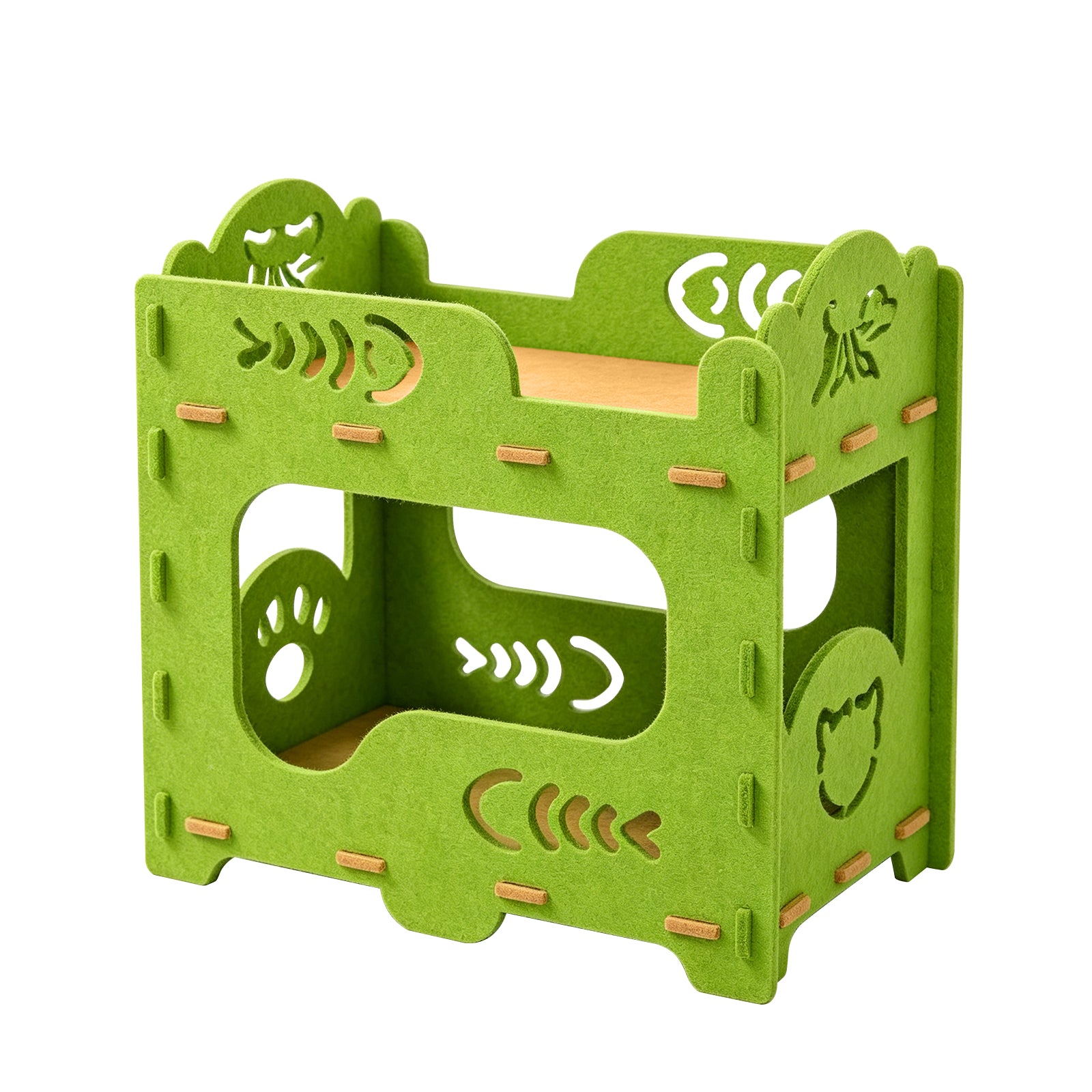 Felt Cat Bed Nest Multifunctional Pet House Lounge for Playing Sleeping Resting Indoor Outdoor Cats