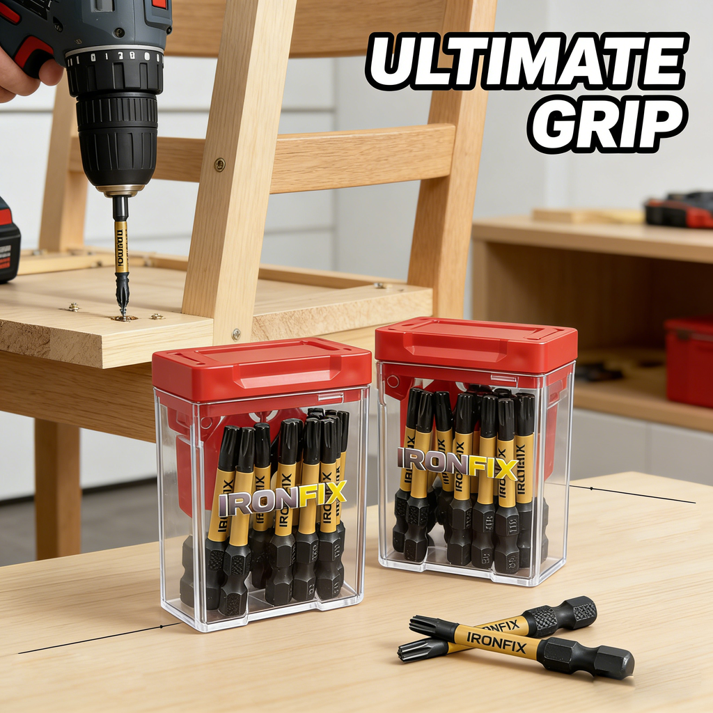 20PCS T25 Torx Impact Screwdriver Bits Set, 1.97 Inch Magnetic Security Star Drill Bits, S2 High Strength Steel Anti-Slip Torx Bits for Impact Driver & Cordless Power Drill