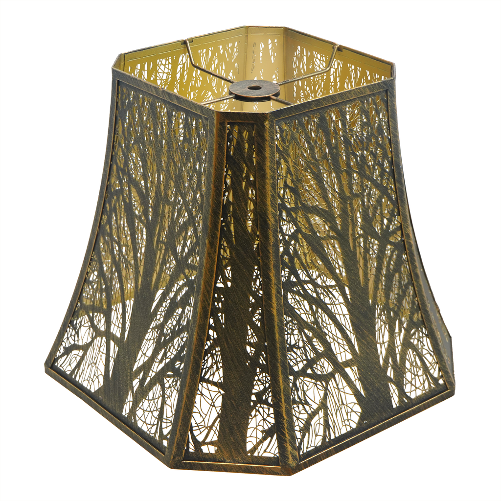 Square Cut Corner Bell Lampshade – 7×12×10.5 Inch