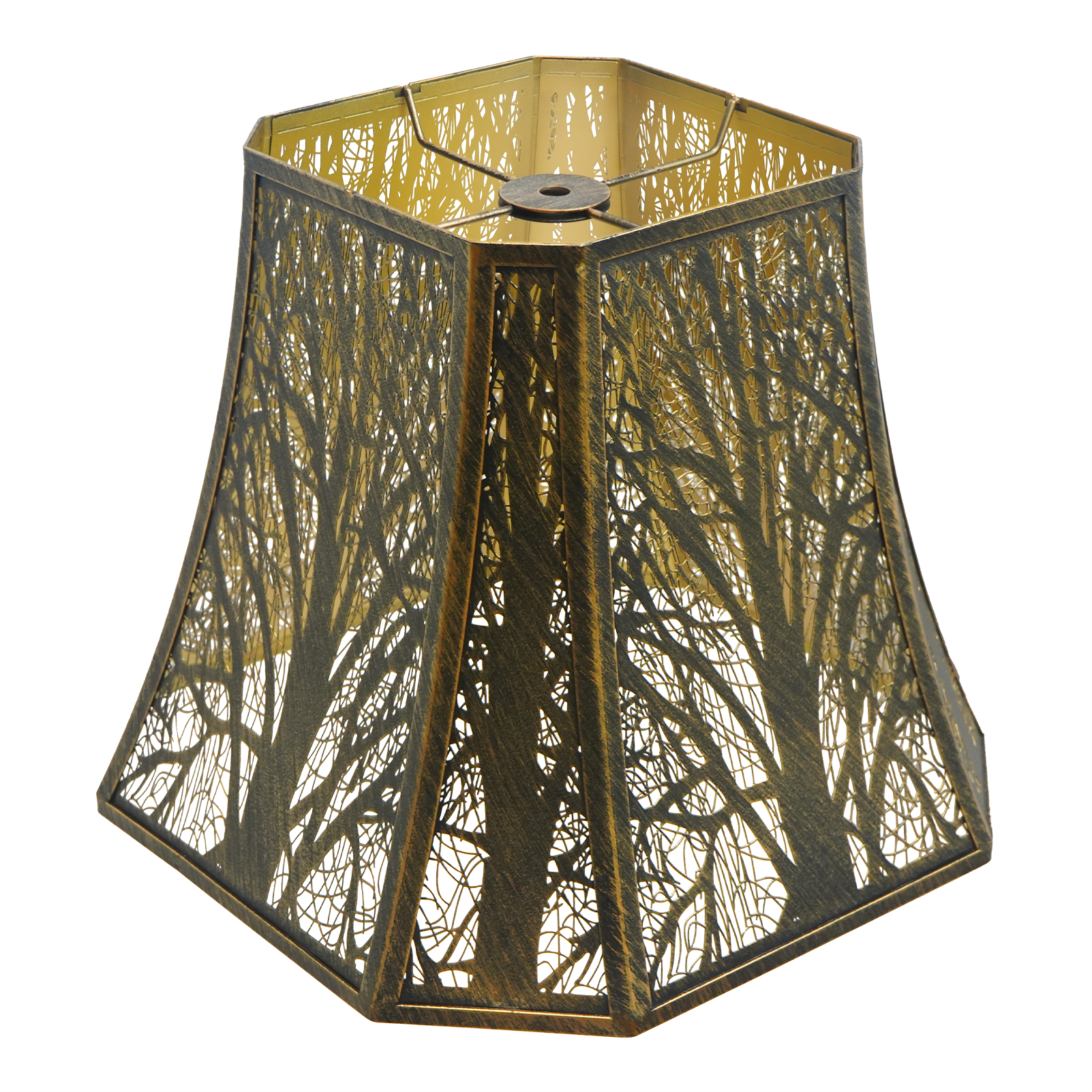 Square Cut Corner Bell Lampshade – 7×12×10.5 Inch