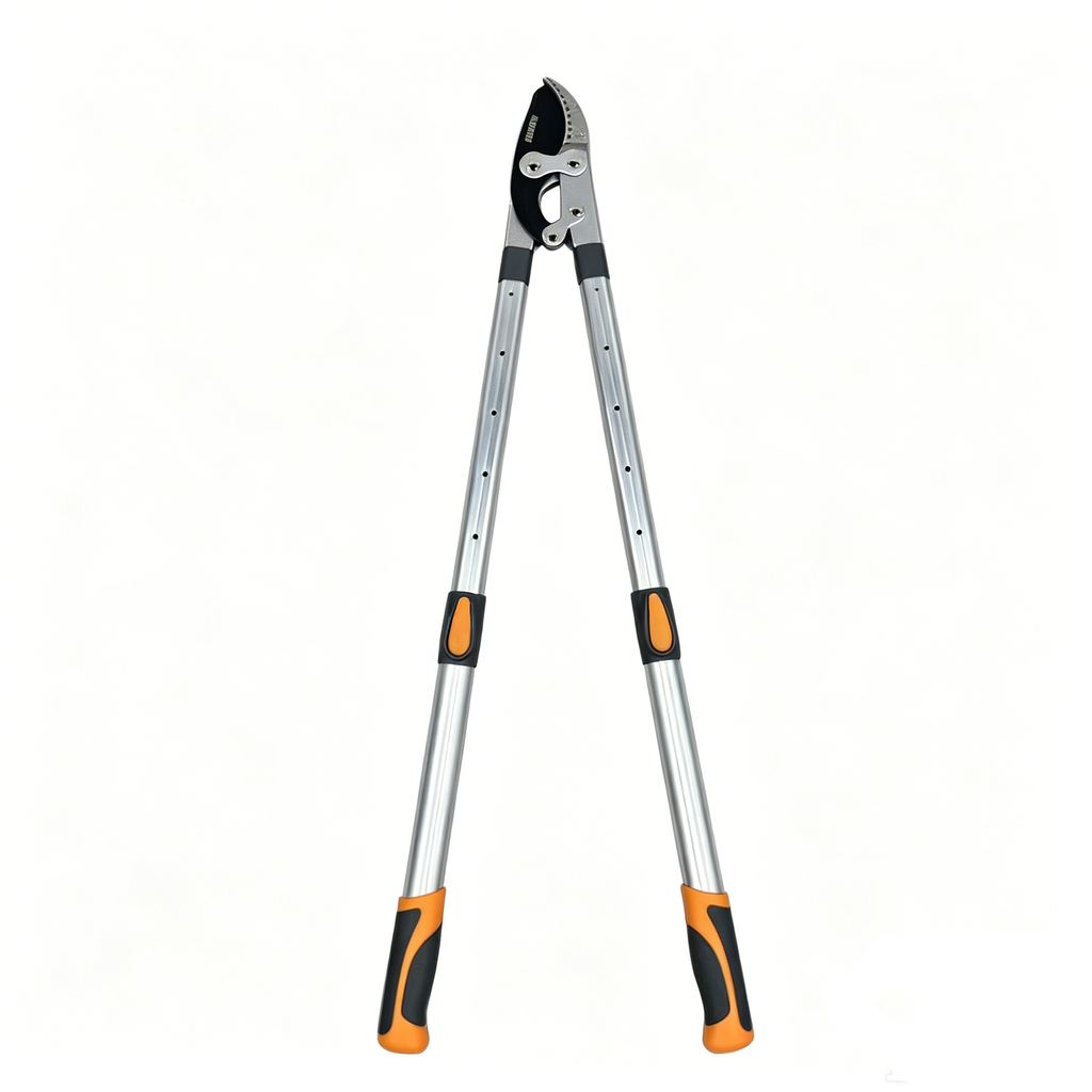 Telescoping Anvil Loppers, Heavy Duty Tree Trimmer, 27-41'' Adjustable Aluminum Handle, Pruning Loppers for Thick Branches up to 2 Inch