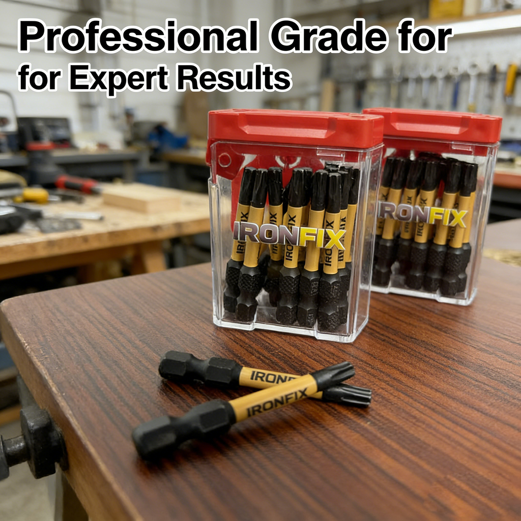 20PCS T25 Torx Impact Screwdriver Bits Set, 1.97 Inch Magnetic Security Star Drill Bits, S2 High Strength Steel Anti-Slip Torx Bits for Impact Driver & Cordless Power Drill