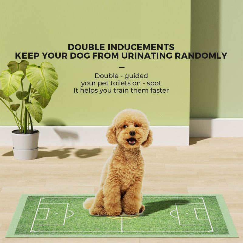 Pee Pads for Dogs, Plant-Based, Leak-Proof, Absorbent, Puppy Training Pads, Target-like Induction, Soccer Court Design