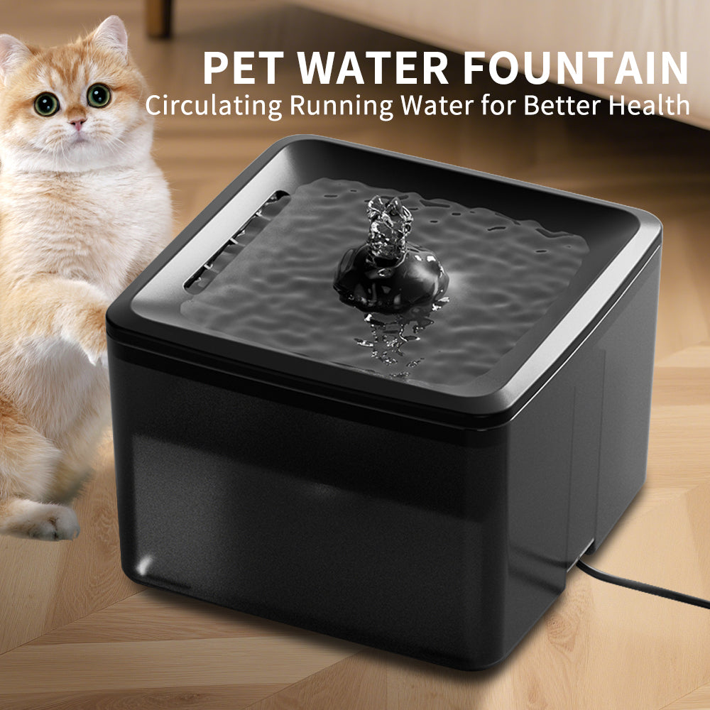 AEELLEEA Automatic Pet Water Fountain – Ultra-Quiet Circulating Drinking System with Fresh Flowing Water for Hydrated Cats & Dogs (White,3800ml)