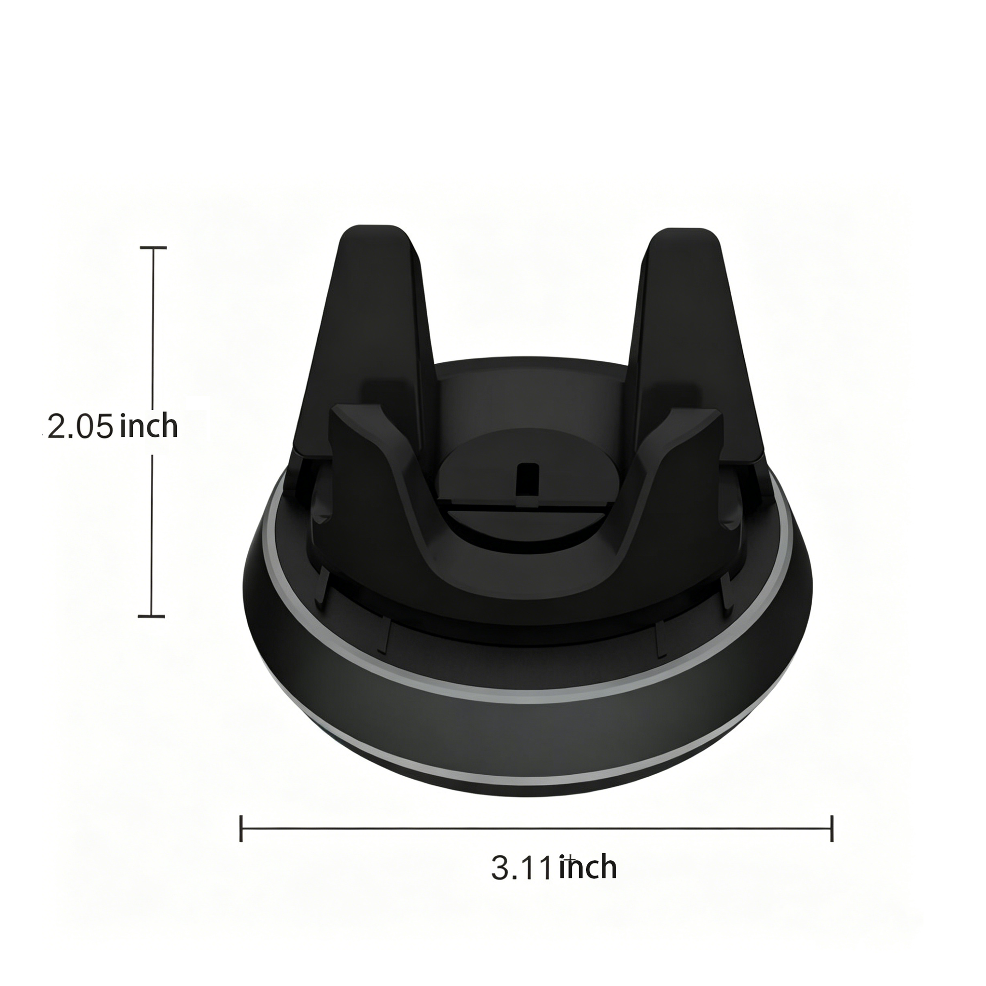 Dashboard Phone Holder for Car, 360 Degree Rotation Car Phone Mount, Cell Phone Holder Car Dashboard Mount, Car Phone Stand Compatible with iPhone 17/16/15/14/13/12 Pro Max, Samsung and Android