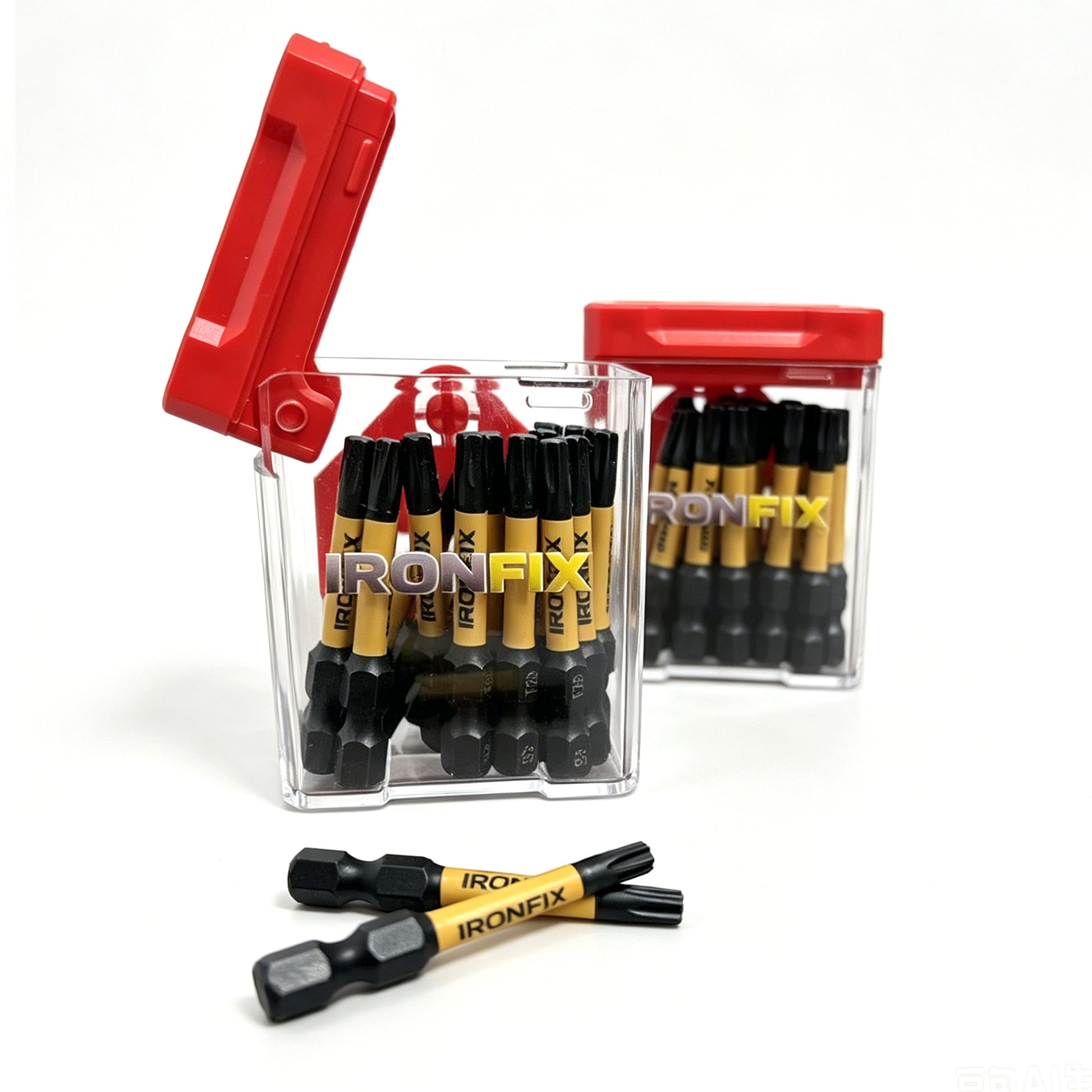 20PCS T25 Torx Impact Screwdriver Bits Set, 1.97 Inch Magnetic Security Star Drill Bits, S2 High Strength Steel Anti-Slip Torx Bits for Impact Driver & Cordless Power Drill