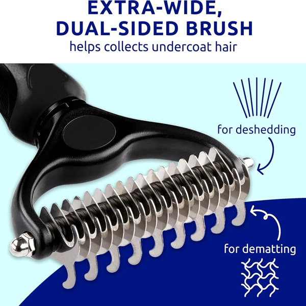 2-in-1 Pet Grooming Brush