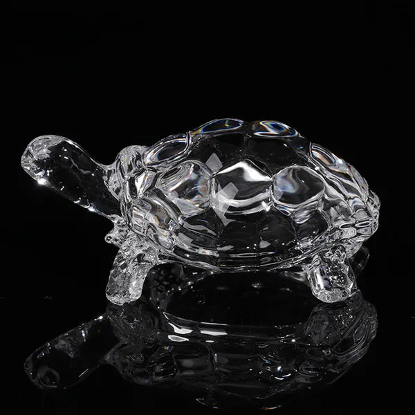 1Pc Crystal Turtle Figurine, Mini Lucky Feng Shui Tortoise Statue, Home Office Desk Decor, Ideal Gift for Mother’s Day & Christmas