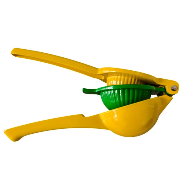 AEELLEEA 2-in-1 Aluminum Manual Citrus Squeezer, Dual Bowl Hand Press Juicer for Lemon Lime Orange