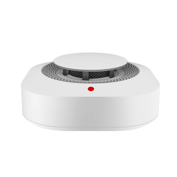 Aeelleea Smoke Detector 2 Pack, 3.62×3.54×1.5 Inch Fire Smoke Alarm with Test & Silence Button, Home Security Fire Warning System for Bedroom Kitchen