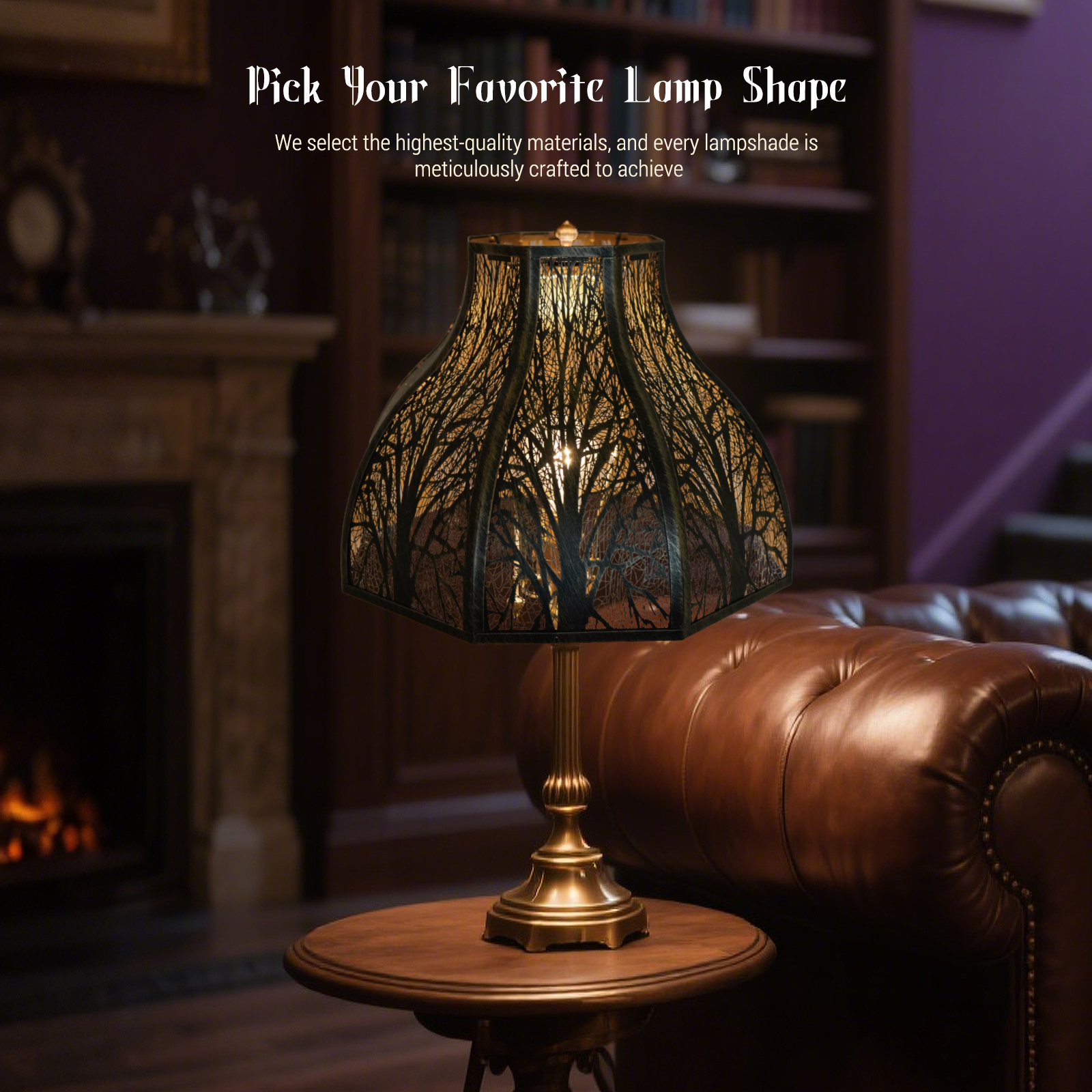 8-Petal Metal Lotus Lampshade – Design for Floor & Table Lamps