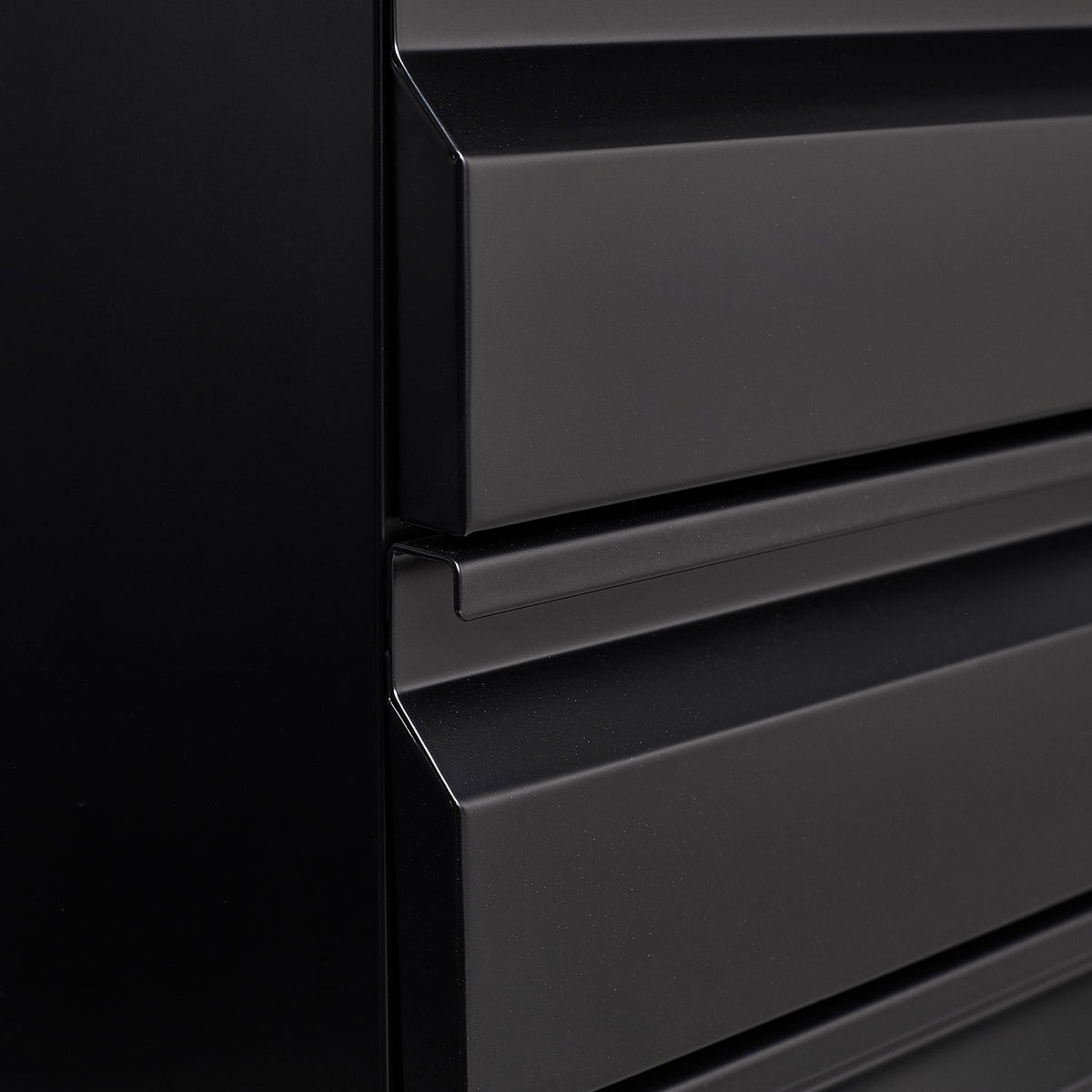AEELLEEA 3 Drawer Mobile Metal File Cabinet with Lock, Under Desk Rolling Filing Cabinet for Letter/Legal/A4 Files, Black