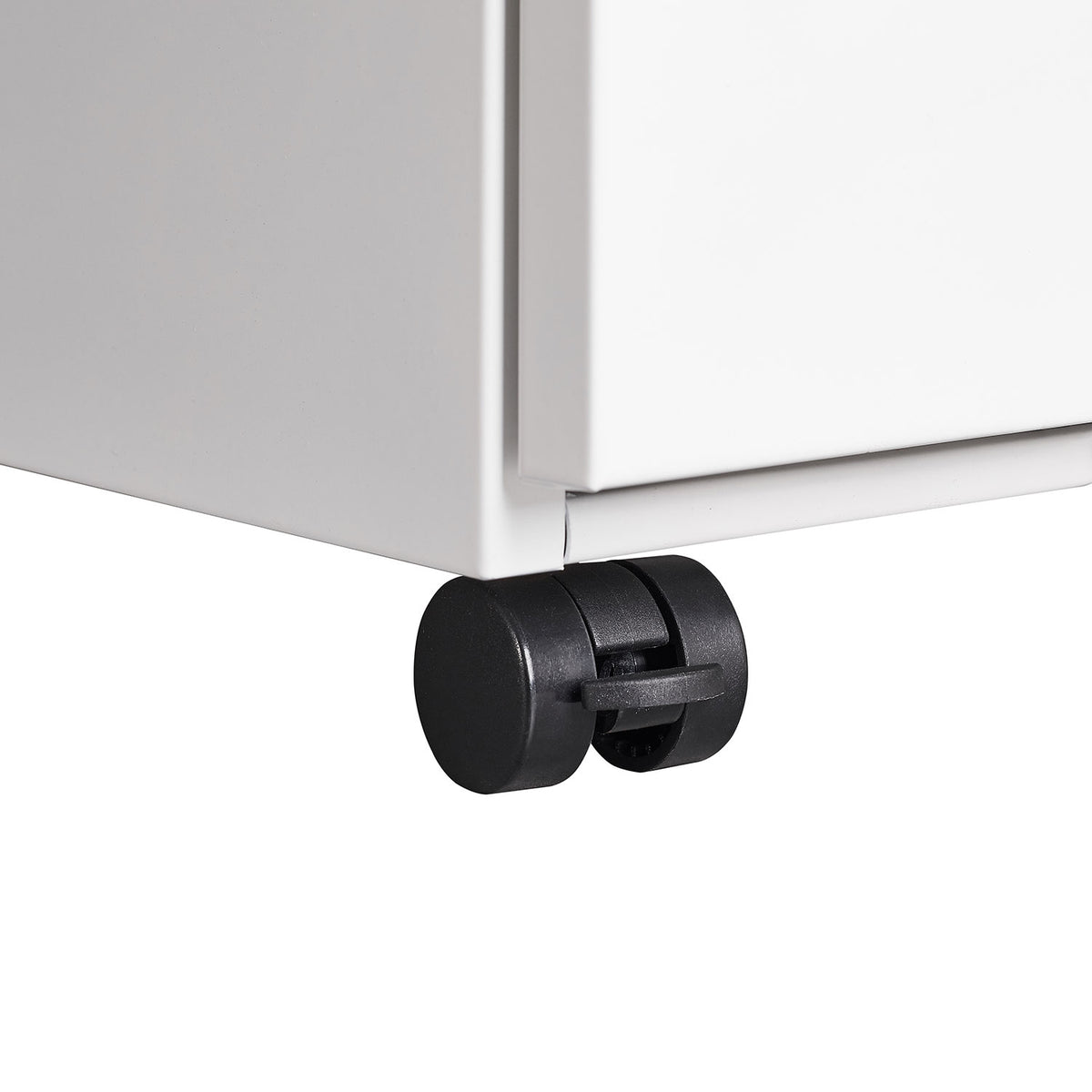 AEELLEEA 3 Drawer Mobile Metal File Cabinet with Lock, Under Desk Rolling Filing Cabinet for Letter/Legal/A4 Files