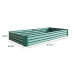 Outdoor metal garden fence
