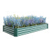 Outdoor metal garden fence