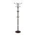 Coat Rack Freestanding Stand, Metal Coat Tree with Multiple Hooks for Jackets Hats Bags, Standing Hall Tree for Entryway
