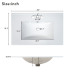30 Inch Gray Bathroom Vanity with Sink, Freestanding Single Sink Bathroom Cabinet with Drawer and Double Doors, Soft Close