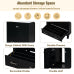 30 Inch Black Bathroom Vanity with Sink, Freestanding Single Sink Bathroom Cabinet with Drawer and Double Doors, Soft Close
