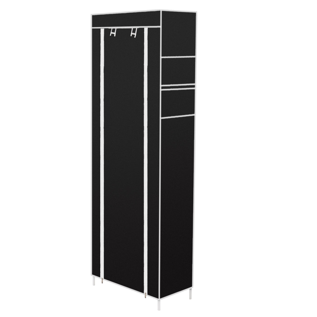 AEELLEEA Fabric Shoe Rack Organizer 23.6"x11.8"x63", 10-Tier Dustproof Shoe Storage Cabinet with Zippered Cover for Entryway