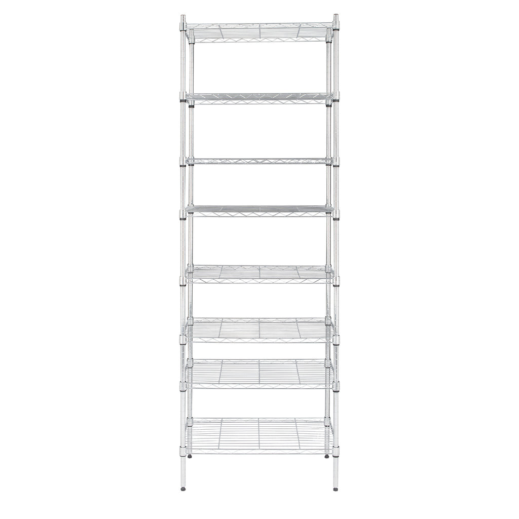 AEELLEEA 8-Tier Wire Storage Shelving Unit, 23.6"W x13.8"D x70.9"H, Heavy Duty Adjustable Metal Rack for Kitchen & Pantry